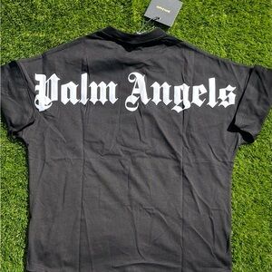 Palm Angels Black Short Sleeve Tee